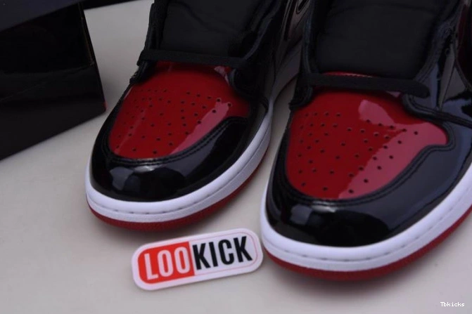 Rep TBK 1 Jordan Bred 555088-063 Patent Air High OG 0822